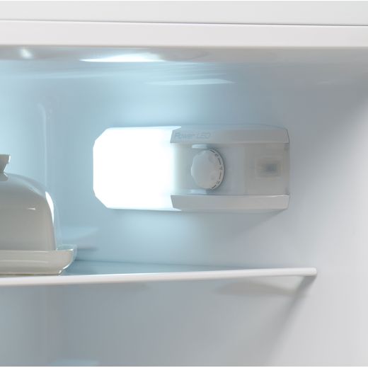 Candy CLH3S514EWK 143cm Small Fridge - White - Close up light shot