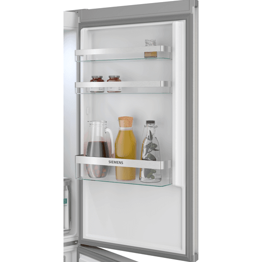Siemens IQ-300 KG36NVICG 186cm Frost Free Fridge Freezer - Stainless Steel - Door storage