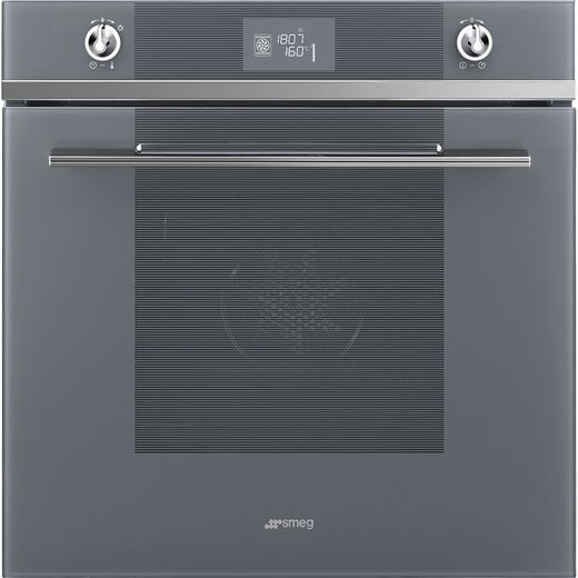 Smeg Linea SF6102TVS Built In Electric Single Oven - Silver