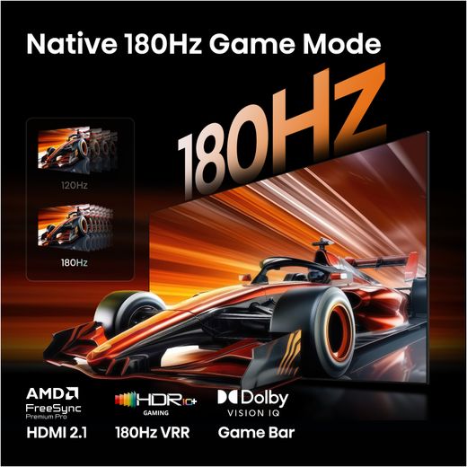 Hisense 85" 4K Ultra HD Mini RGB Smart Freely TV [2026] - Annotation - Native 180Hz Game Mode