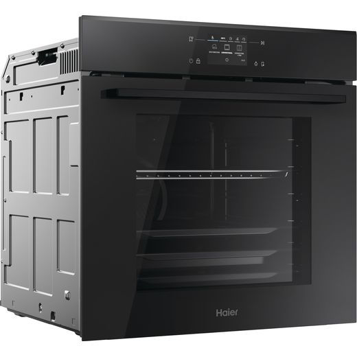 Haier ID Series 2 Built In Electric Single Oven - Black - Right perspective shot