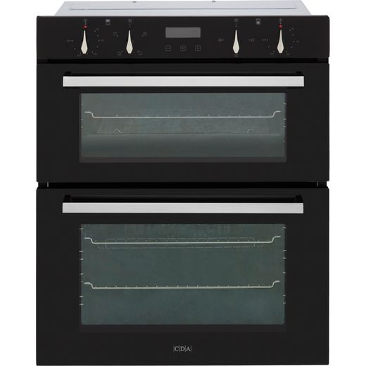 CDA DC741BL Built Under Electric Double Oven - Black - A/A Rated