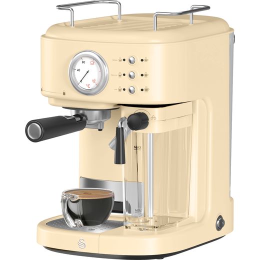 Swan Retro SK22150CN Espresso Coffee Machine - Cream