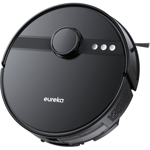 Eureka N6 plus Robotic Vacuum Cleaner - Black - left perpsective shot