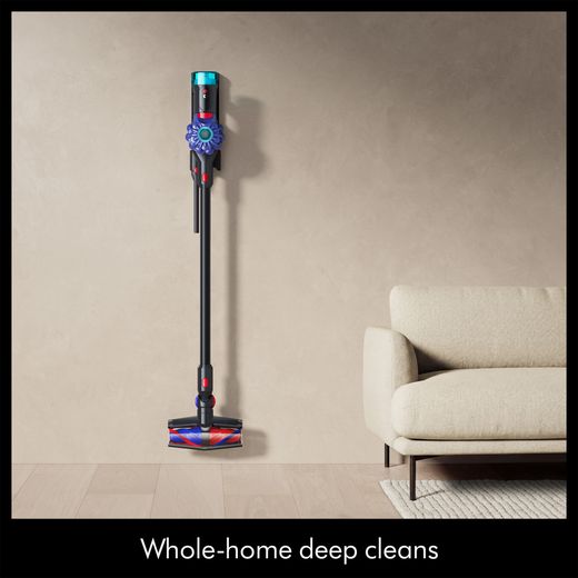 Dyson V10 Konical + Auto-empty Dok Cordless Vacuum Cleaner - Black / Copper - annotation - home whole clean shot 