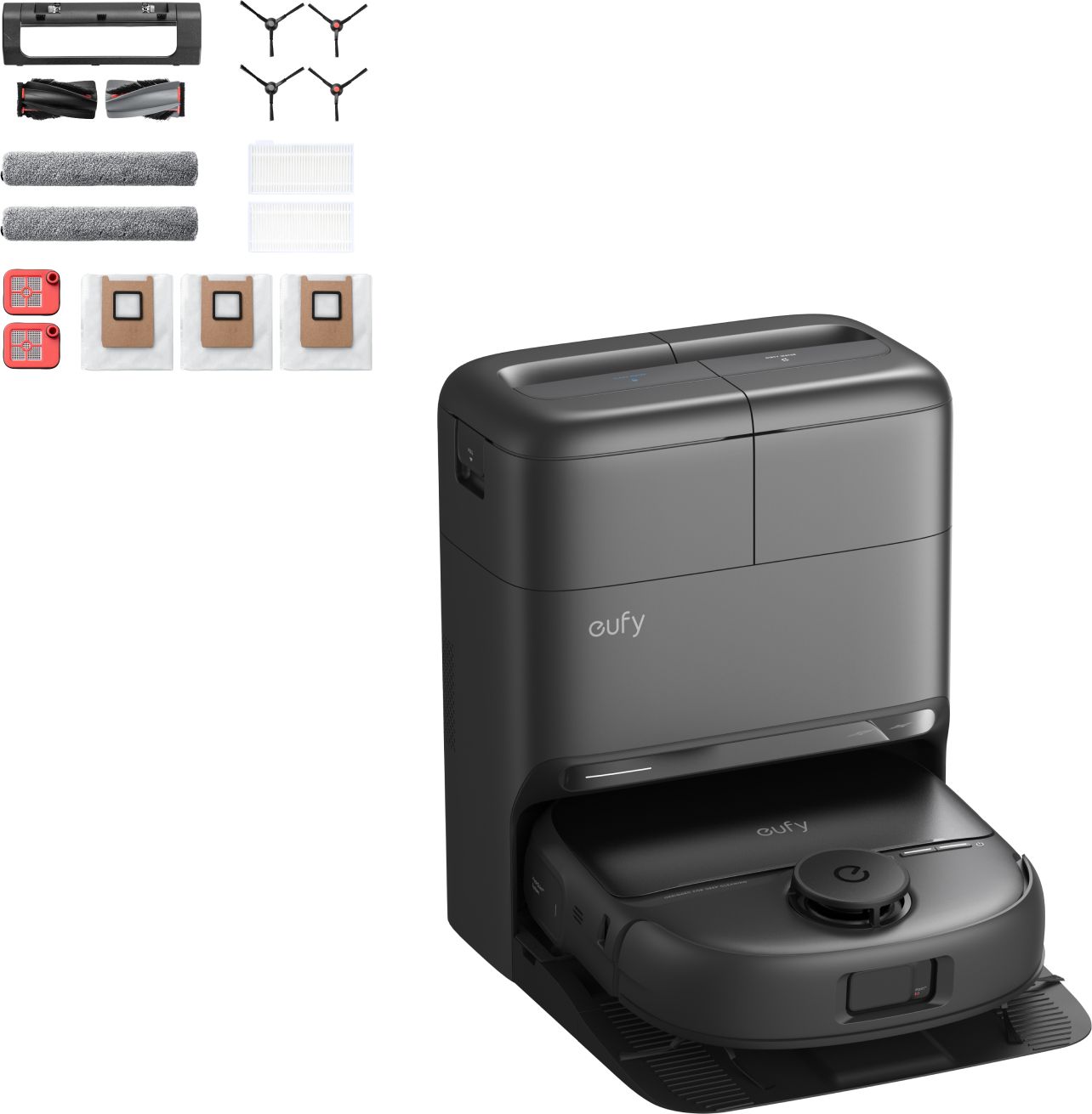 Eufy - Omni C28A - Robot Vacuum Cleaner - Black