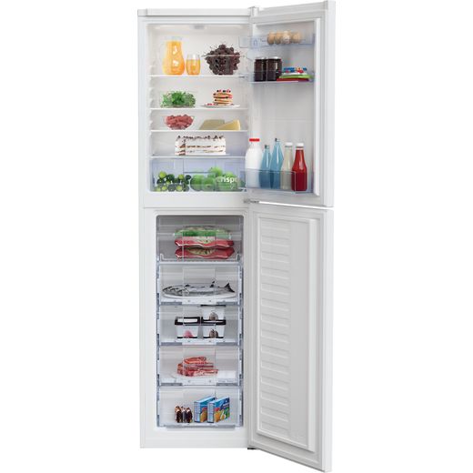 Beko Frost Free Fridge Freezer - White - Doors open