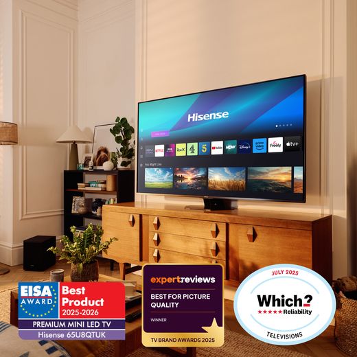 Hisense U8Q 100" 4K Ultra HD Smart Freely TV - Awards