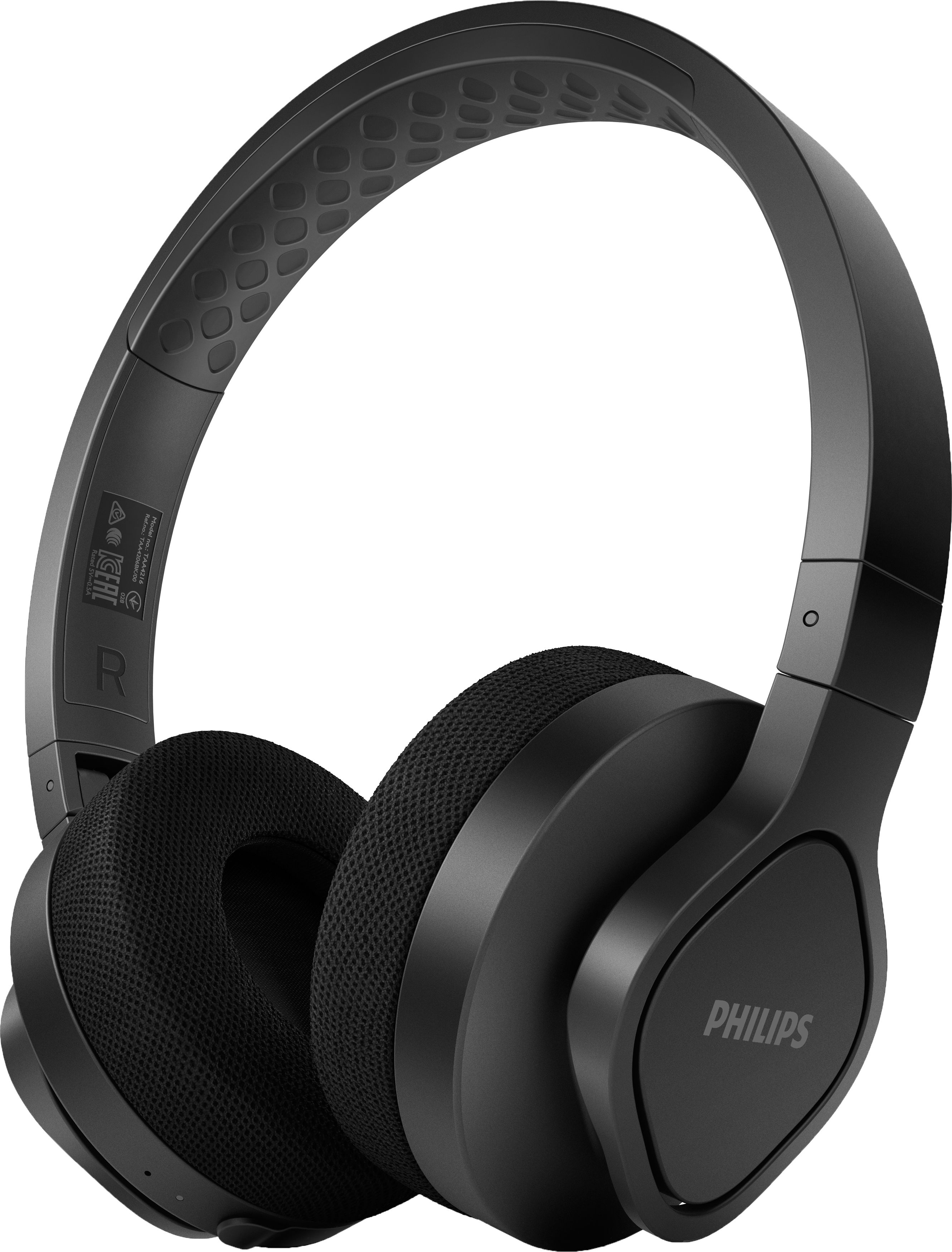 Philips Wireless On-Ear Headphones - Black, Black