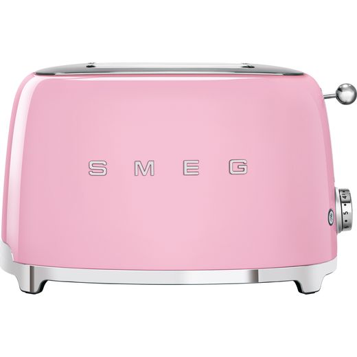 Smeg 50's Retro TSF01PKUK 2 Slice Toaster - Pink
