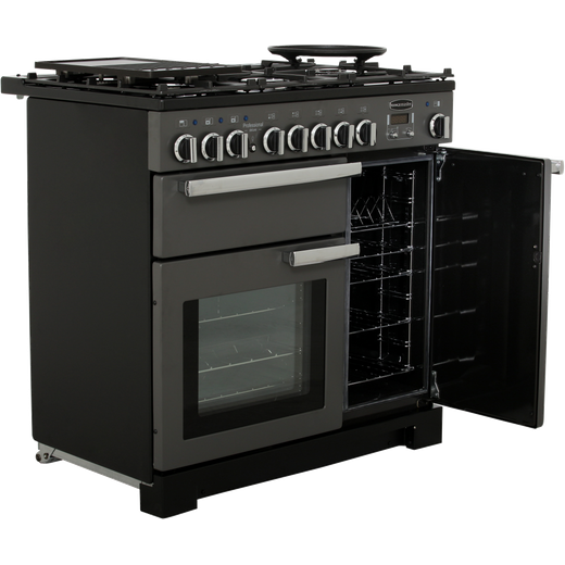 Rangemaster Professional Deluxe 90cm Dual Fuel Range Cooker - Slate