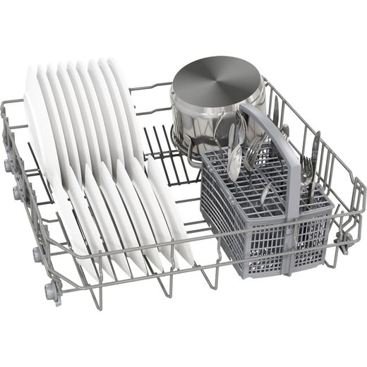 NEFF Integrated Standard Dishwasher - Silver - Right bakset shot