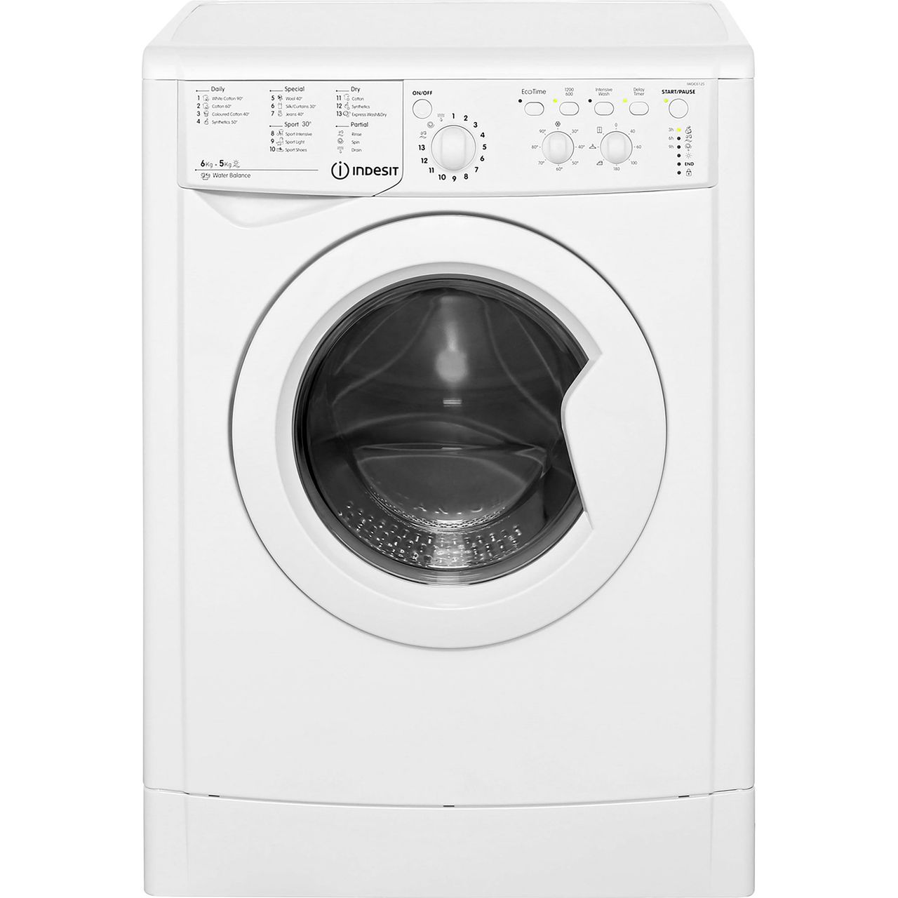 Indesit Eco Time IWDC6125 6Kg / 5Kg Washer Dryer with 1200 rpm Review