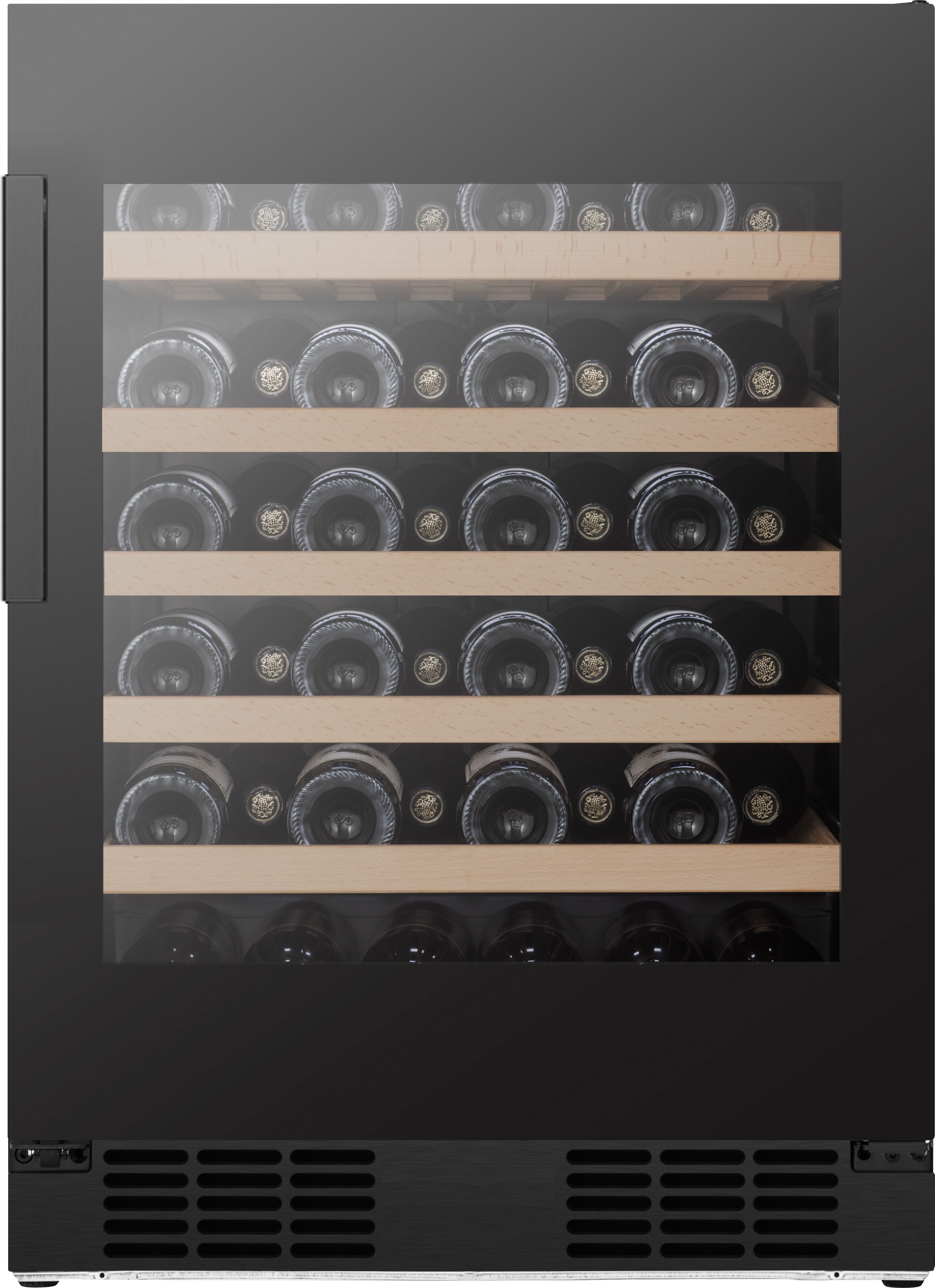Hisense RW3N132GSLF Built In Wine Cooler - Black - F Rated, Black