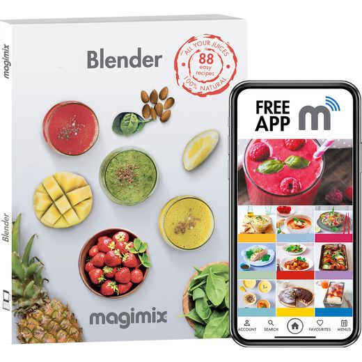 Magimix Power 11630 1.8 Litre Blender with 2 Accessories - Satin Steel