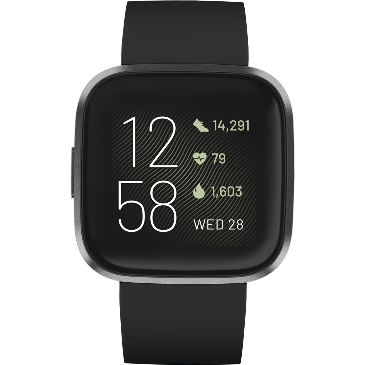 black fitbit versa 2