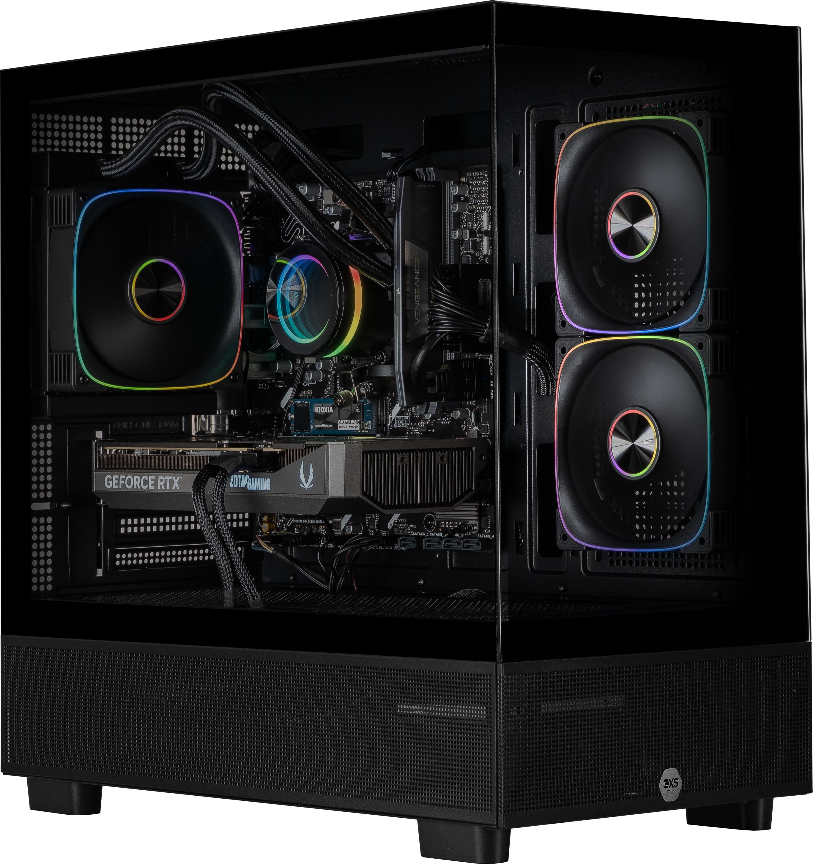 3XS Tower - Intel Core i5 - NVIDIA GeForce RTX 5070 - 1TB SSD - Black