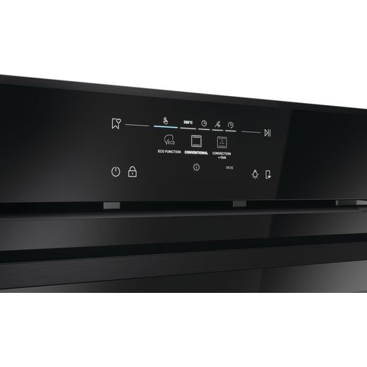 Haier ID Series 2 Built In Electric Single Oven - Black - Control panel shot 