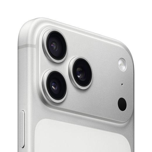 Apple iPhone 17 Pro Max 512GB in Silver - Close up camera shot