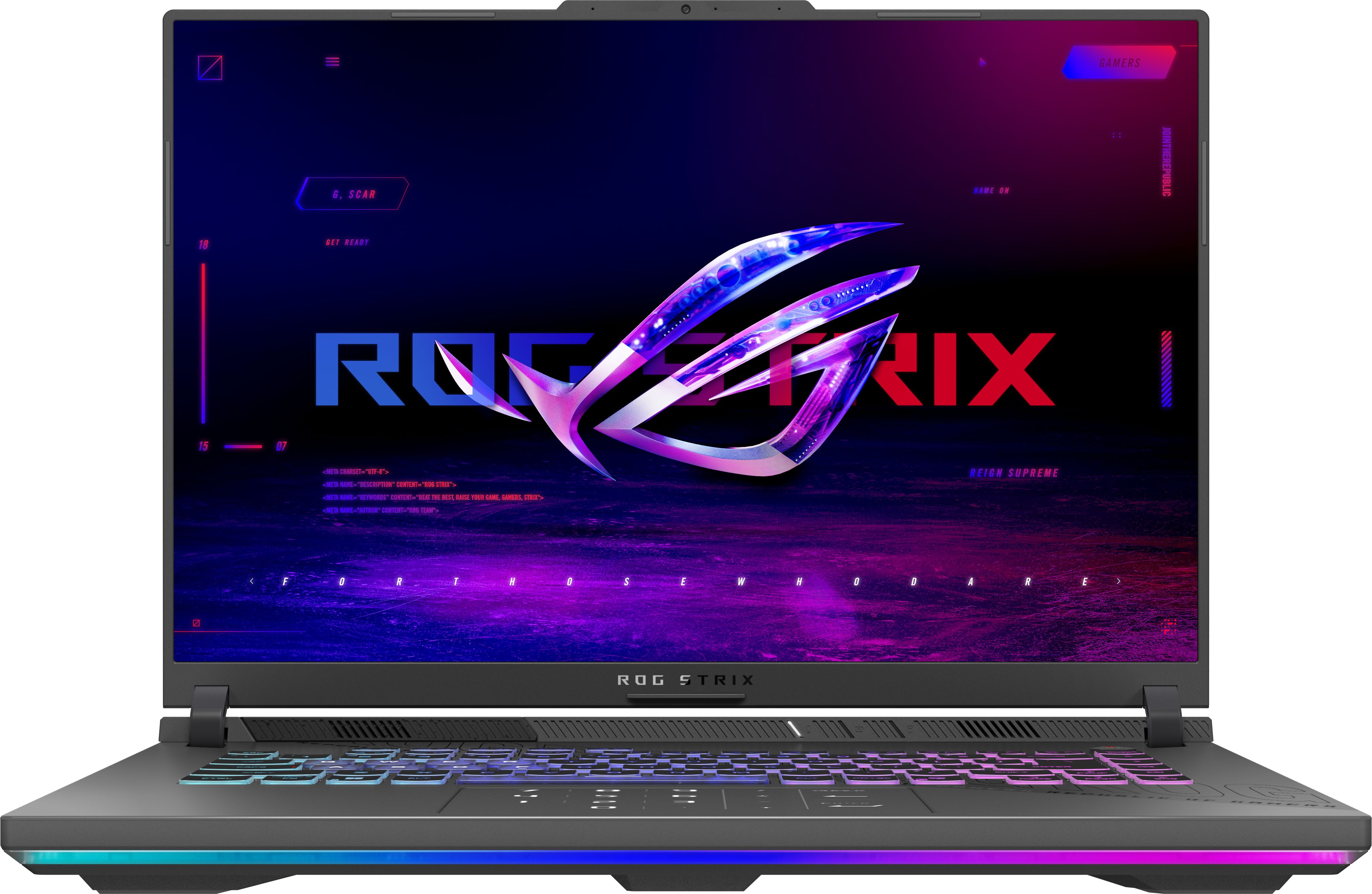 Asus ROG Strix G16 Gaming Laptop - AMD Ryzen 9 8940HX - NVIDIA GeForce RTX 5060 8GB - 1TB SSD - 16" WUXGA - Eclipse Grey
