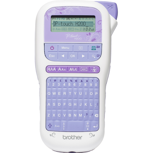 Brother PT-H200 Label Printer Printer - White / Purple