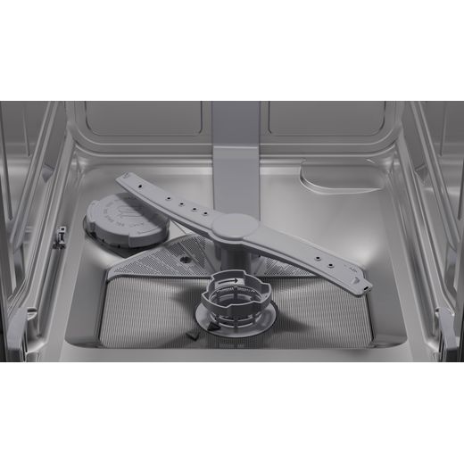 Bosch Series 4 Integrated Slimline Dishwasher - Silver - Close up inside shot