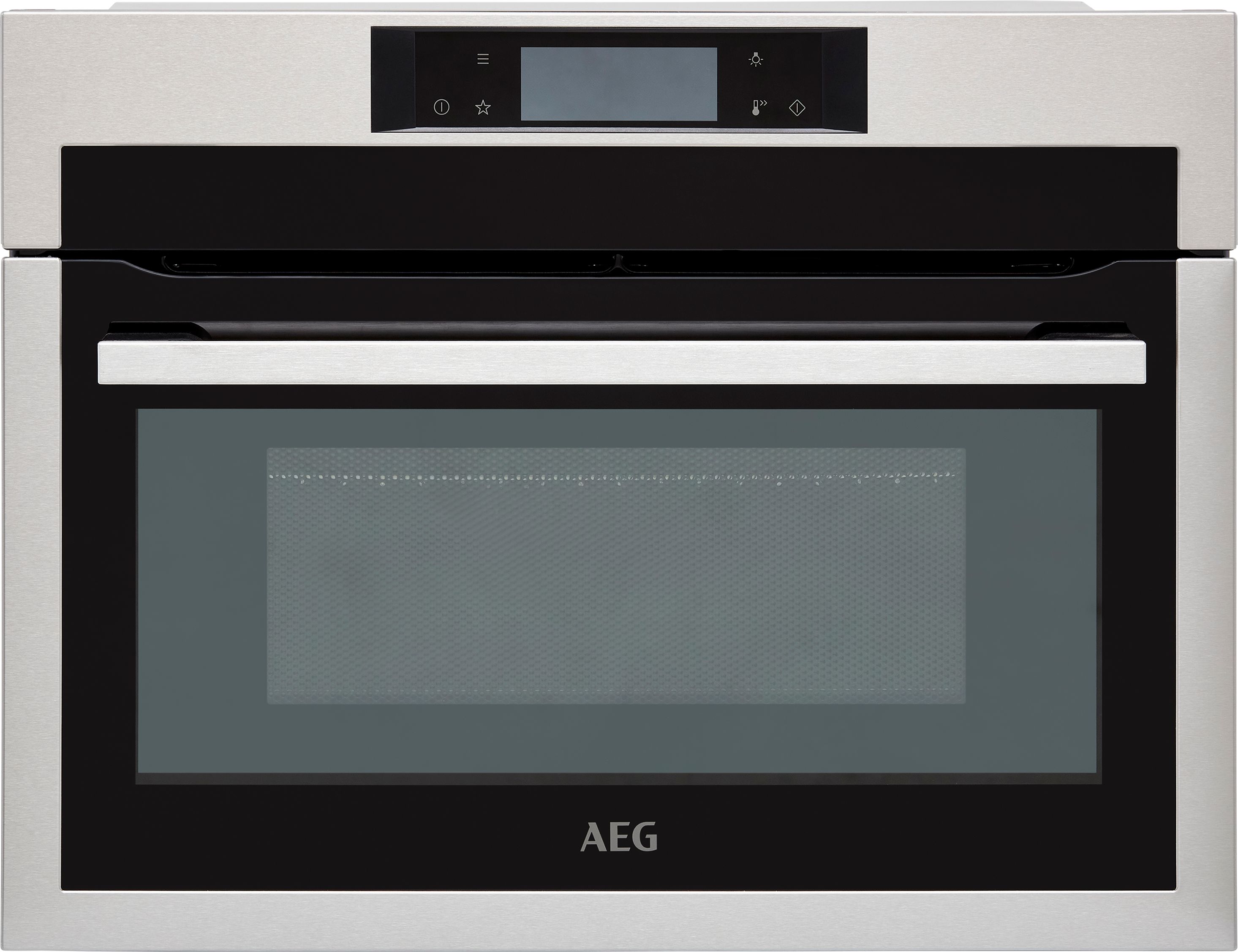 AEG CombiQuick KME761080M Built In Compact Electric Single Oven with Microwave Function - Stainless Steel, Stainless Steel