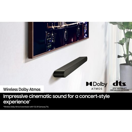 Samsung HW-S60D Bluetooth 5.0 Soundbar - Black - Annotation - Wireless Dolby Atmos