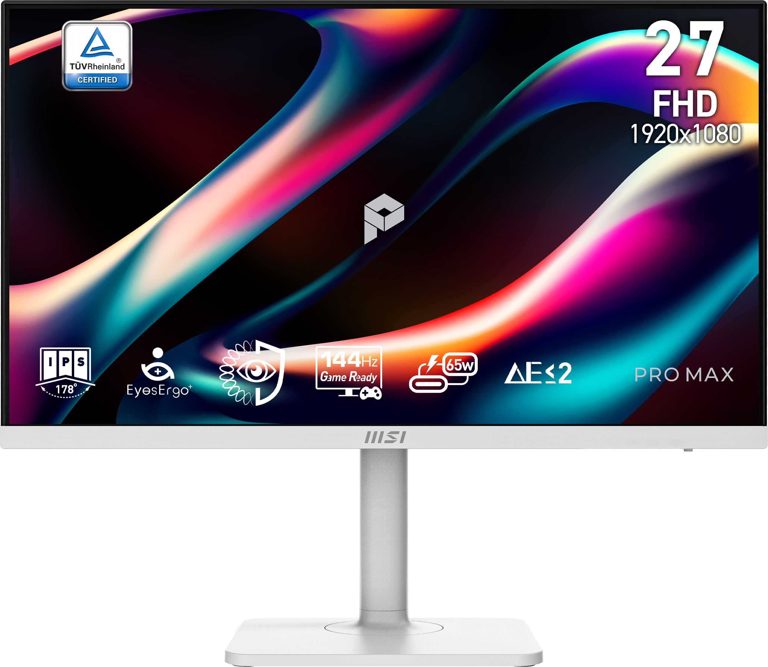 MSI Pro MAX 271PHW E14 27" Full HD 144Hz Monitor - White