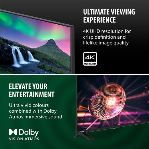 Toshiba UF26 Fire 65" 4K Ultra HD LCD Smart Fire TV [2026] - Annotation - Dolby Vision and Atmos