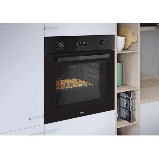 Hoover H-OVEN 300 Built In Electric Single Oven - Black - Oven in kitchen shot 