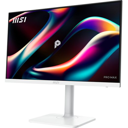 MSI PRO MAX 271QPHW E14 27" WQHD 144Hz Monitor - White - Left perspective