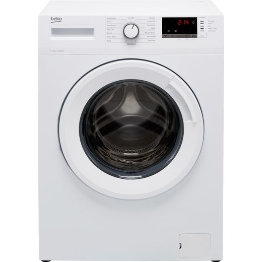 Beko WTK74151W 7Kg Washing Machine with 1400 rpm - White - D Rated