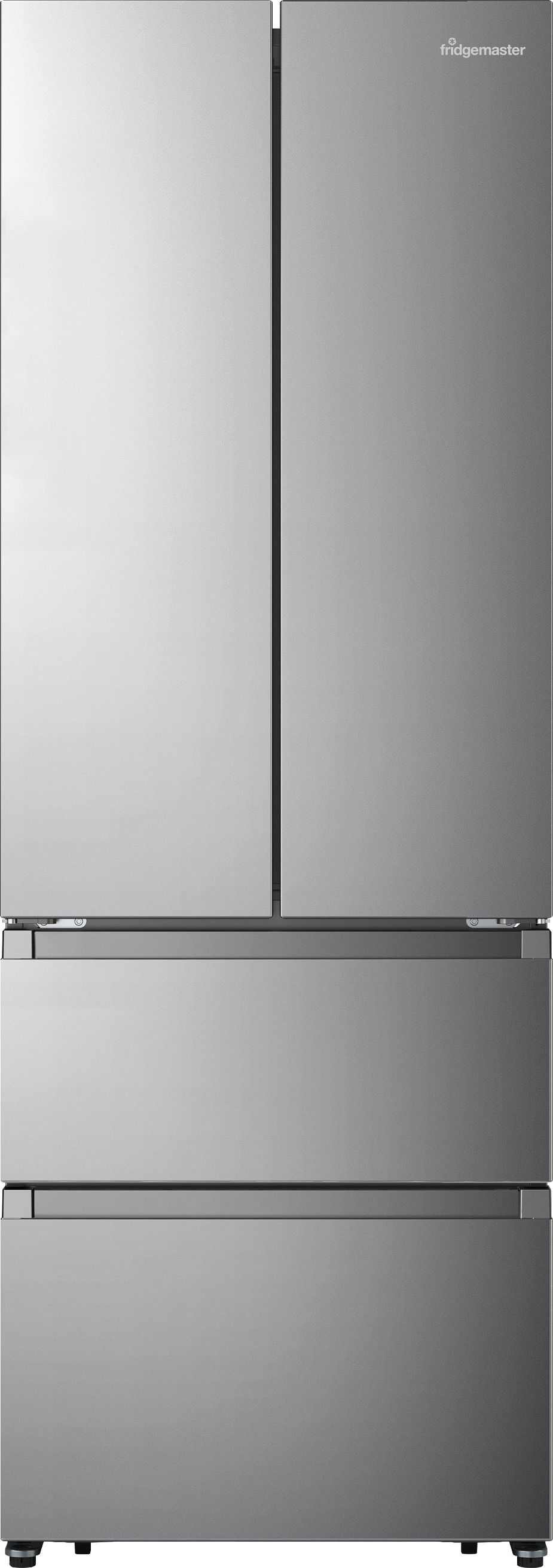 Fridgemaster American Fridge Freezer - Total No Frost - Silver - 485L Capacity