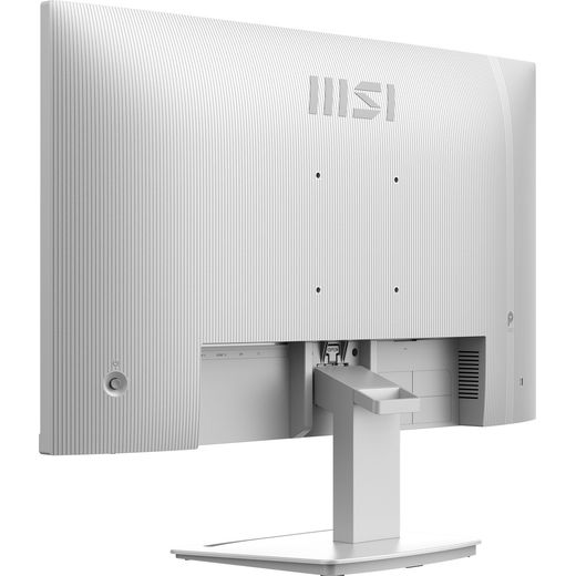 MSI Pro MP273QW E14 27" WQHD 144Hz Monitor - White - Back right perpsective shot