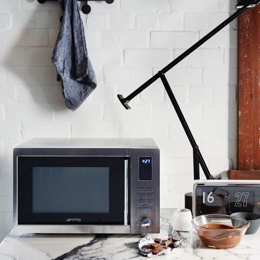 Smeg MOE34CXIUK 34 Litre Combination Microwave Oven - Stainless Steel