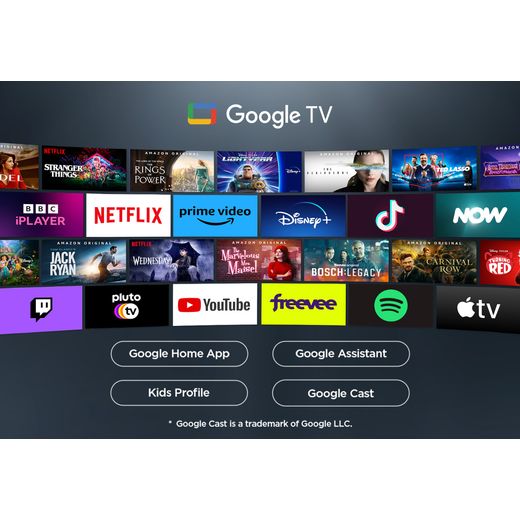 TCL 75" 4K Ultra HD QLED Smart Google TV [2025] - Annotation - Google TV