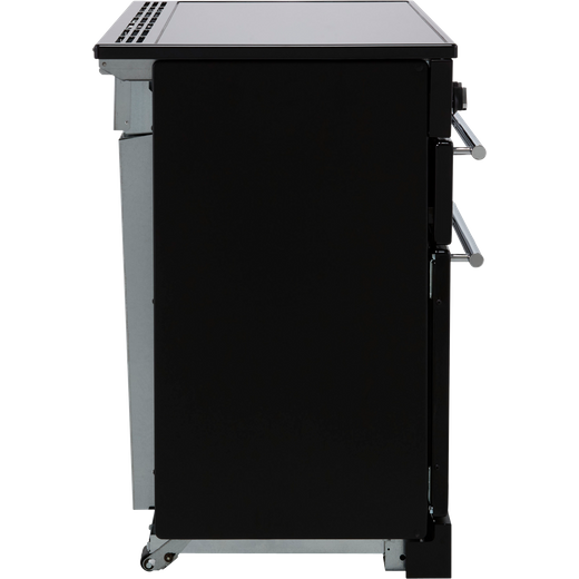 Rangemaster Toledo + 90cm Electric Range Cooker with Induction Hob - Black