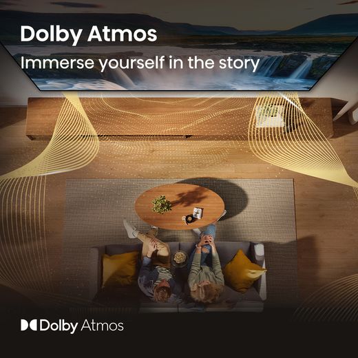 Hisense U7Q 75" 4K Ultra HD Smart TV - Annotation - Dolby Atmos