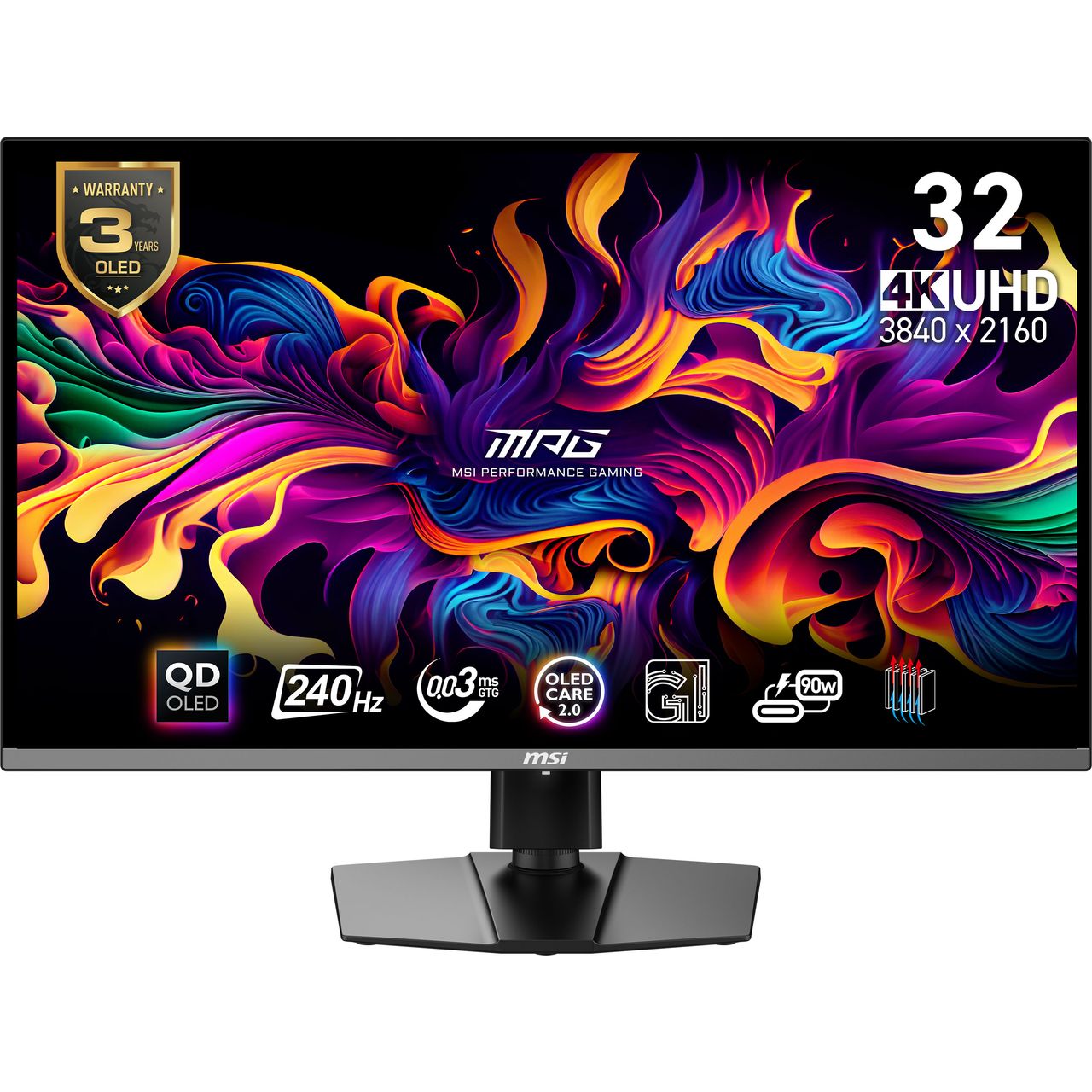 MSI MPG 32” 4K Gaming Monitor | 9S6-3DD29A-007 | ao.com