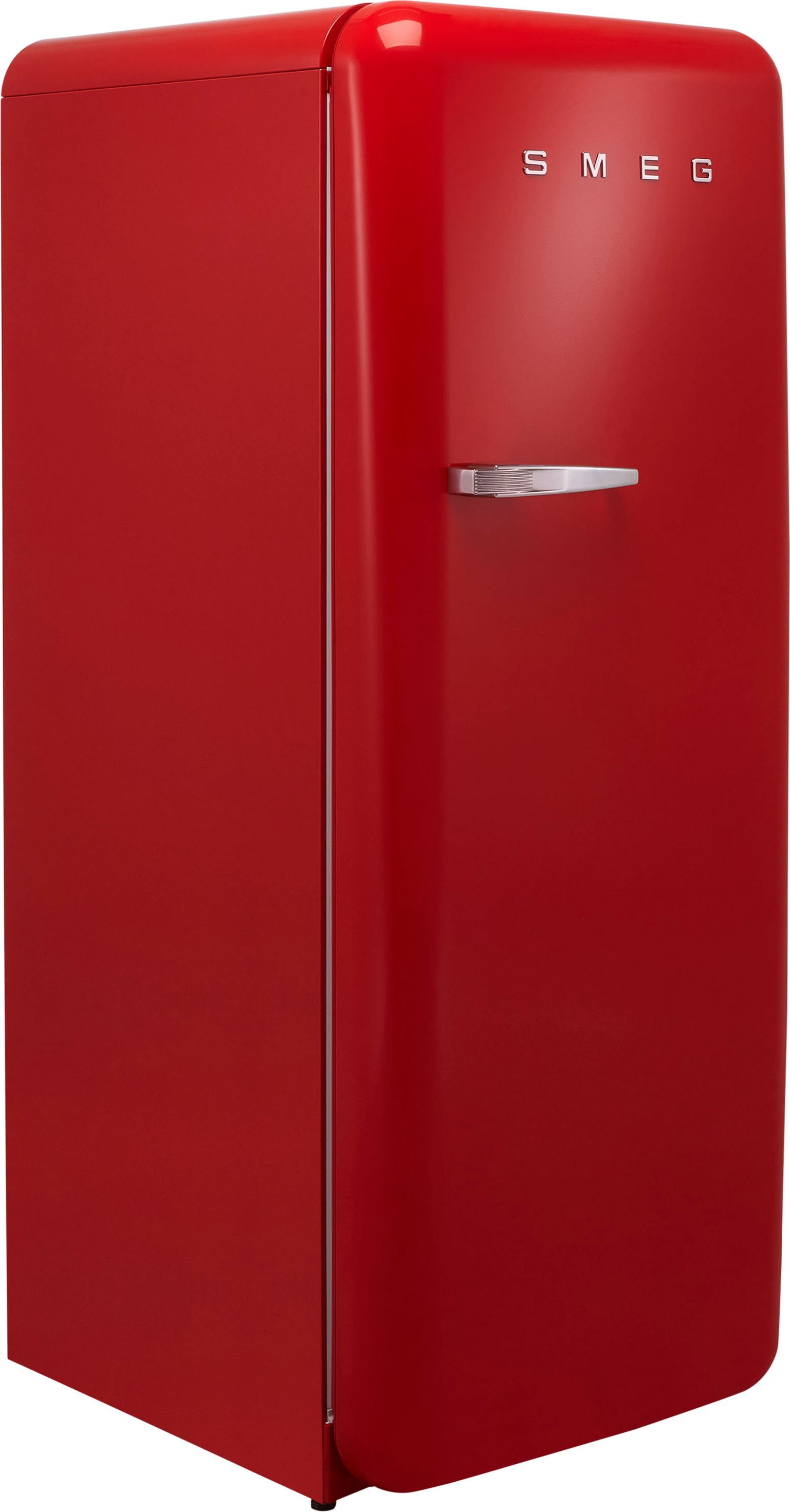 Smeg Right Hand Hinge FAB28RRD5UK 153cm High Small Fridge with Ice Box - Red - D Rated, Red