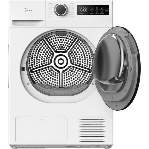 Midea MD110H80D/W-UK Heat Pump Tumble Dryer - White - Door open