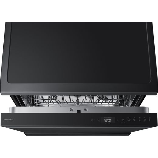 Samsung Series 9 WaterJet Clean™ Standard Dishwasher - Black - top view shot
