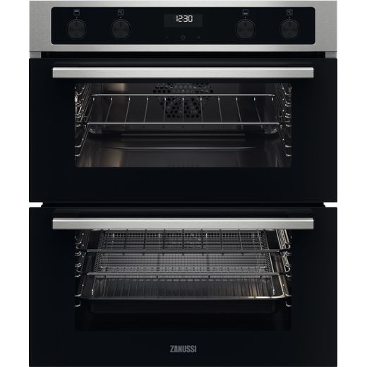 Zanussi ZPCNA4X1 Built Under Electric Double Oven - Black - A/A Rated