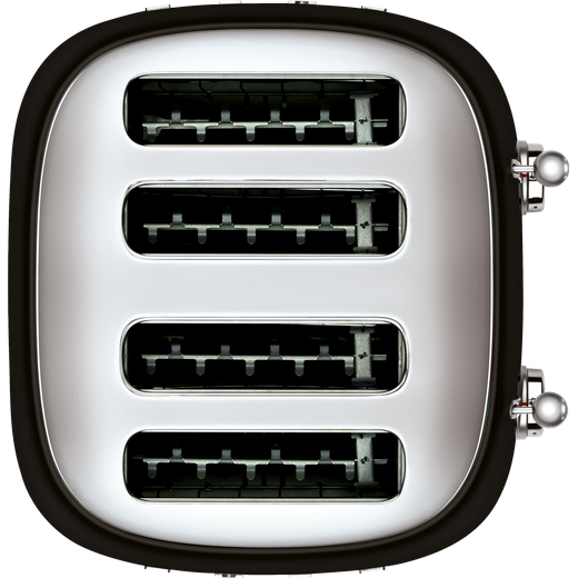 Smeg 50's Retro TSF03BLUK 4 Slice Toaster - Black