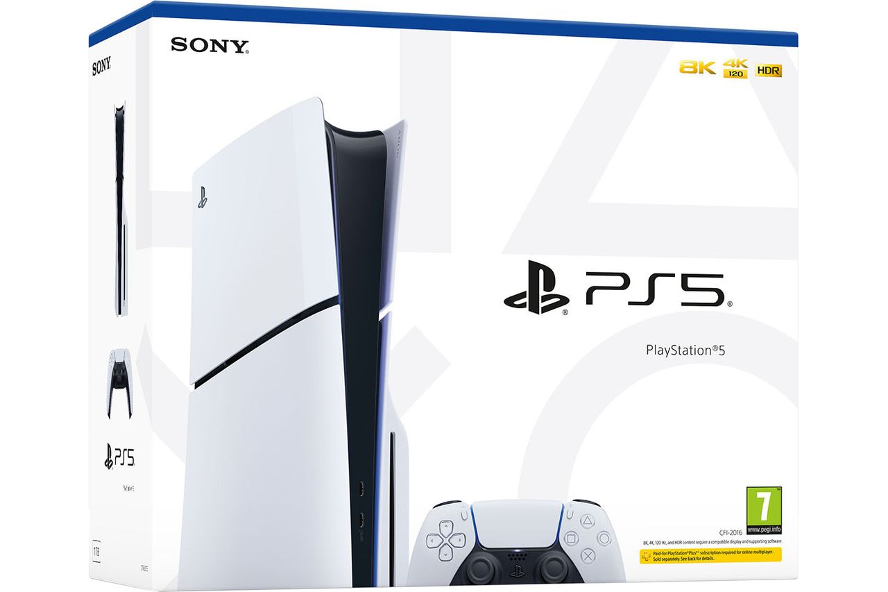 PlayStation 5 (Model Group – Slim) 1 TB - Black / White