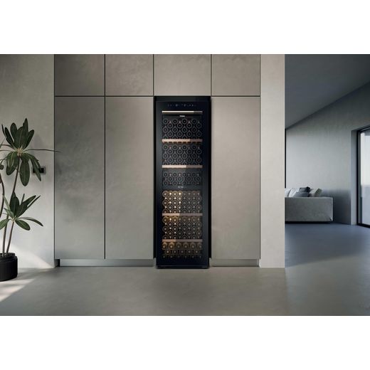 Haier Wine Cooler - Black - Wine cooler in kitchen shot 