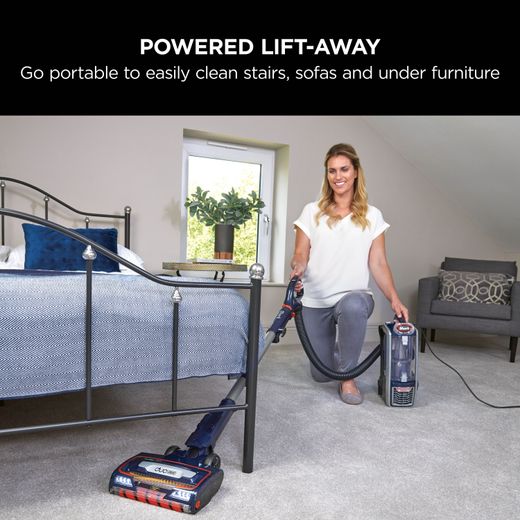 Shark Anti-Hair Wrap with Powered Lift Away and True Pet NZ801UKT Upright Vacuum Cleaner - Annotation - Powered lift away shot
