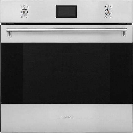 Smeg Classic SF6390XE Built In Electric Single Oven - Stainless Steel