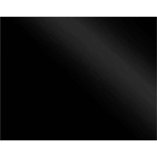 Non-Branded SBK 110 110 cm Coloured Glass Splashback - Black Glass